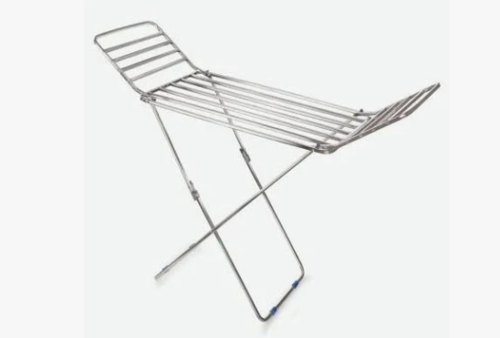 [SS-CDS-M] KALBI Medium Stainless Steel Clothes Drying Stand | Heavy Duty Foldable Laundry Rack | Rust Resistant | Indoor & Outdoor | Space Saving Design